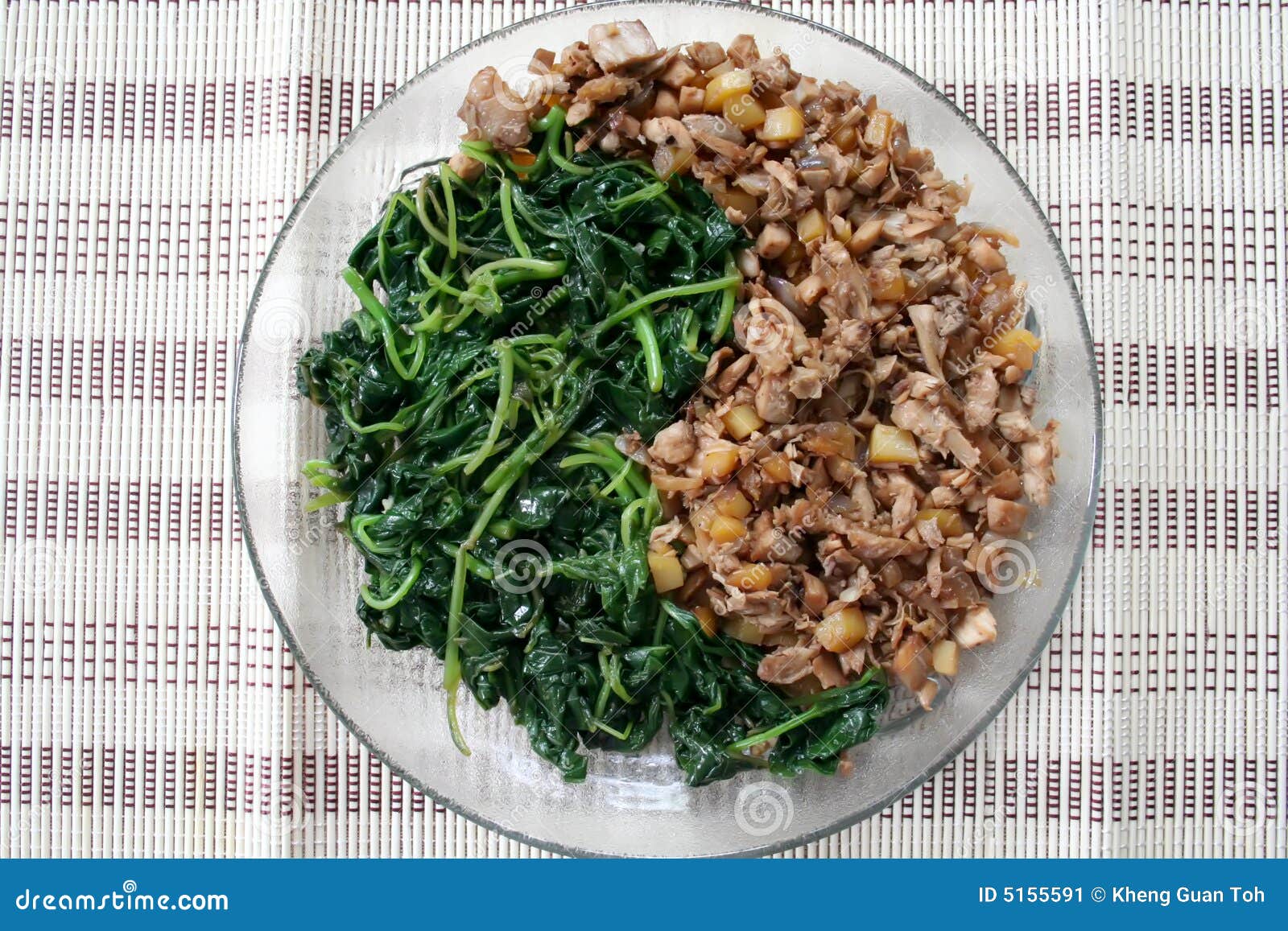 Yin Yang Food Stock Image - Image: 5155591