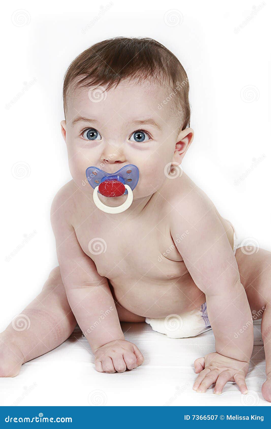 Young Boy With Pacifier Royalty Free Stock Photography Image 7366507