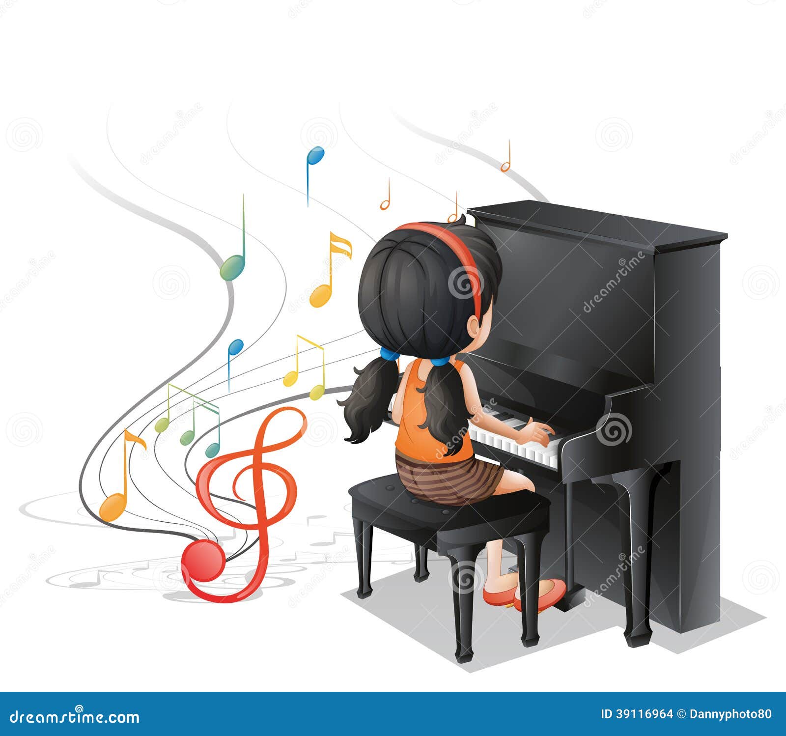 girl playing piano clipart - photo #15