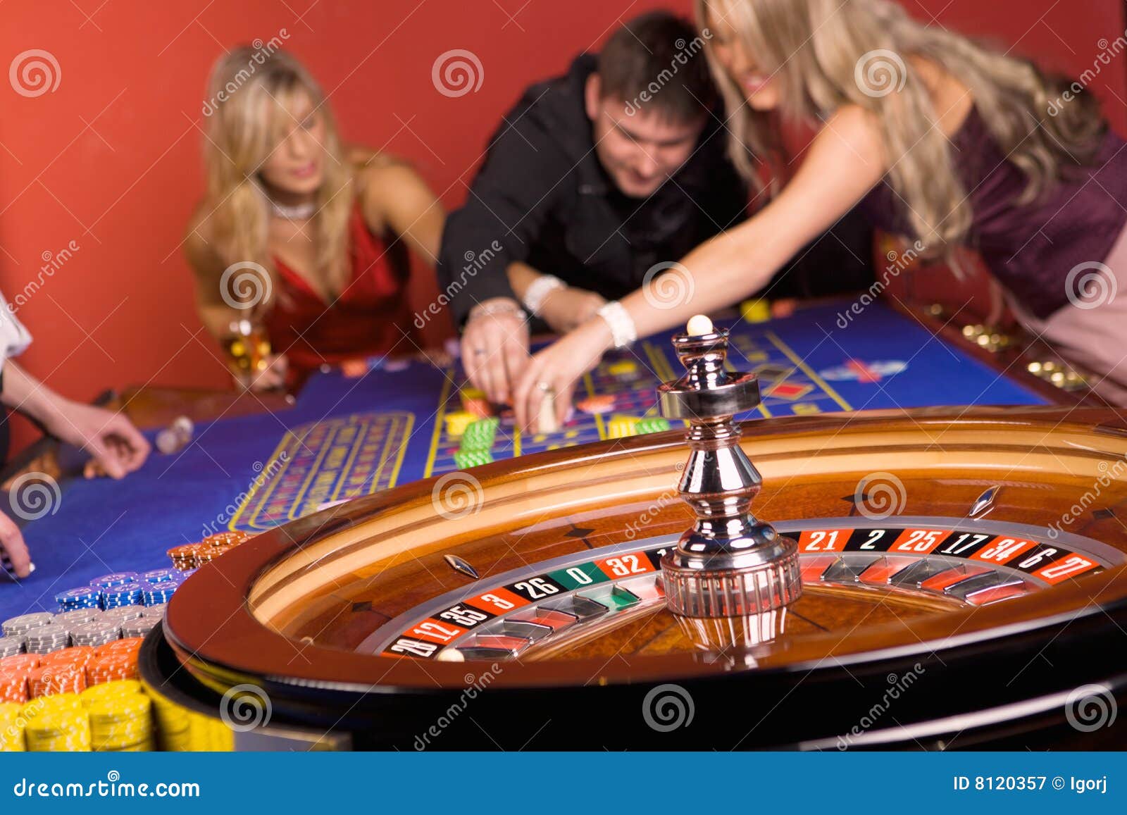 Playing Roulette In A Casino