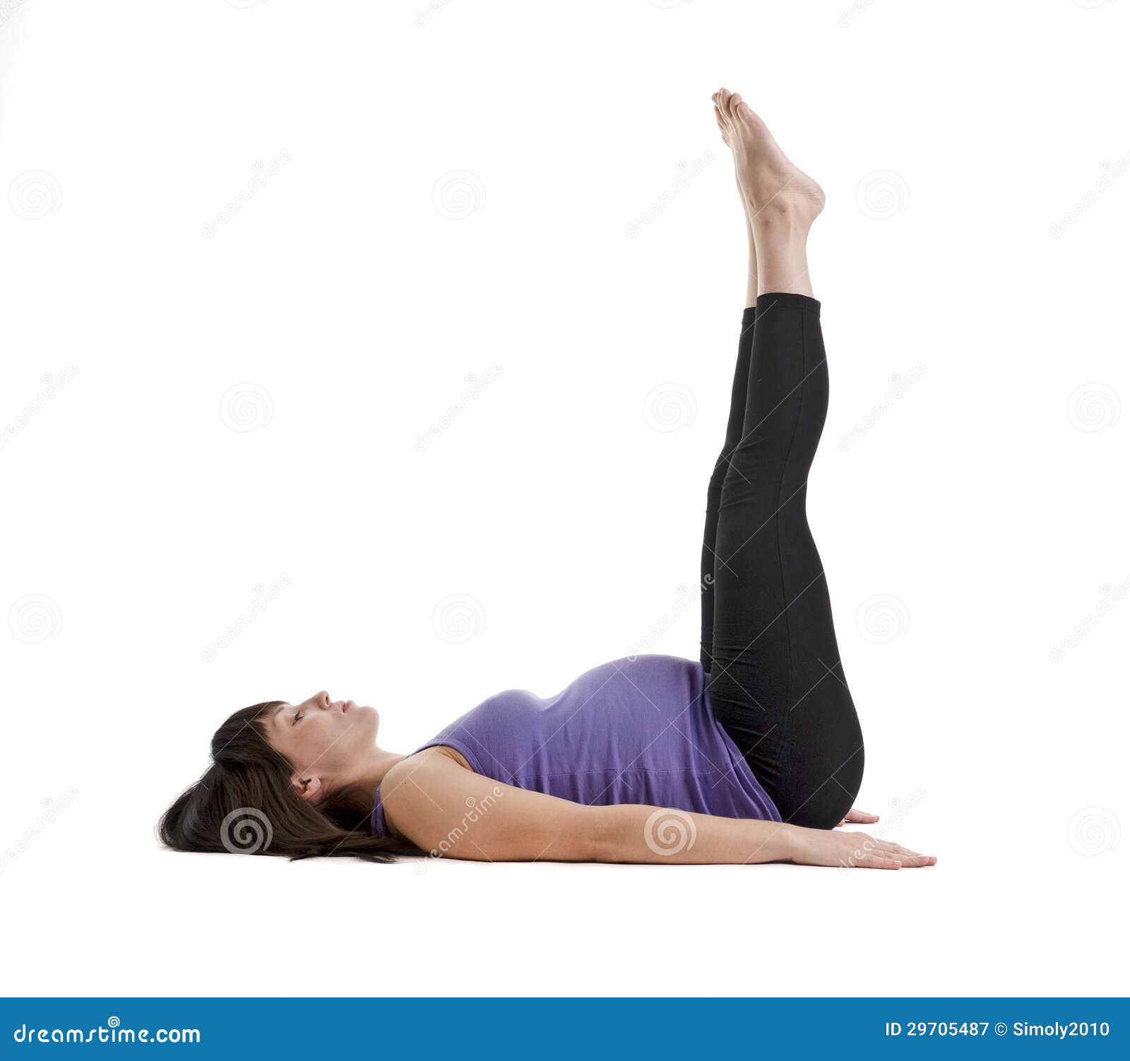 Pregnant Fitness Royalty Free Stock Photography Image
