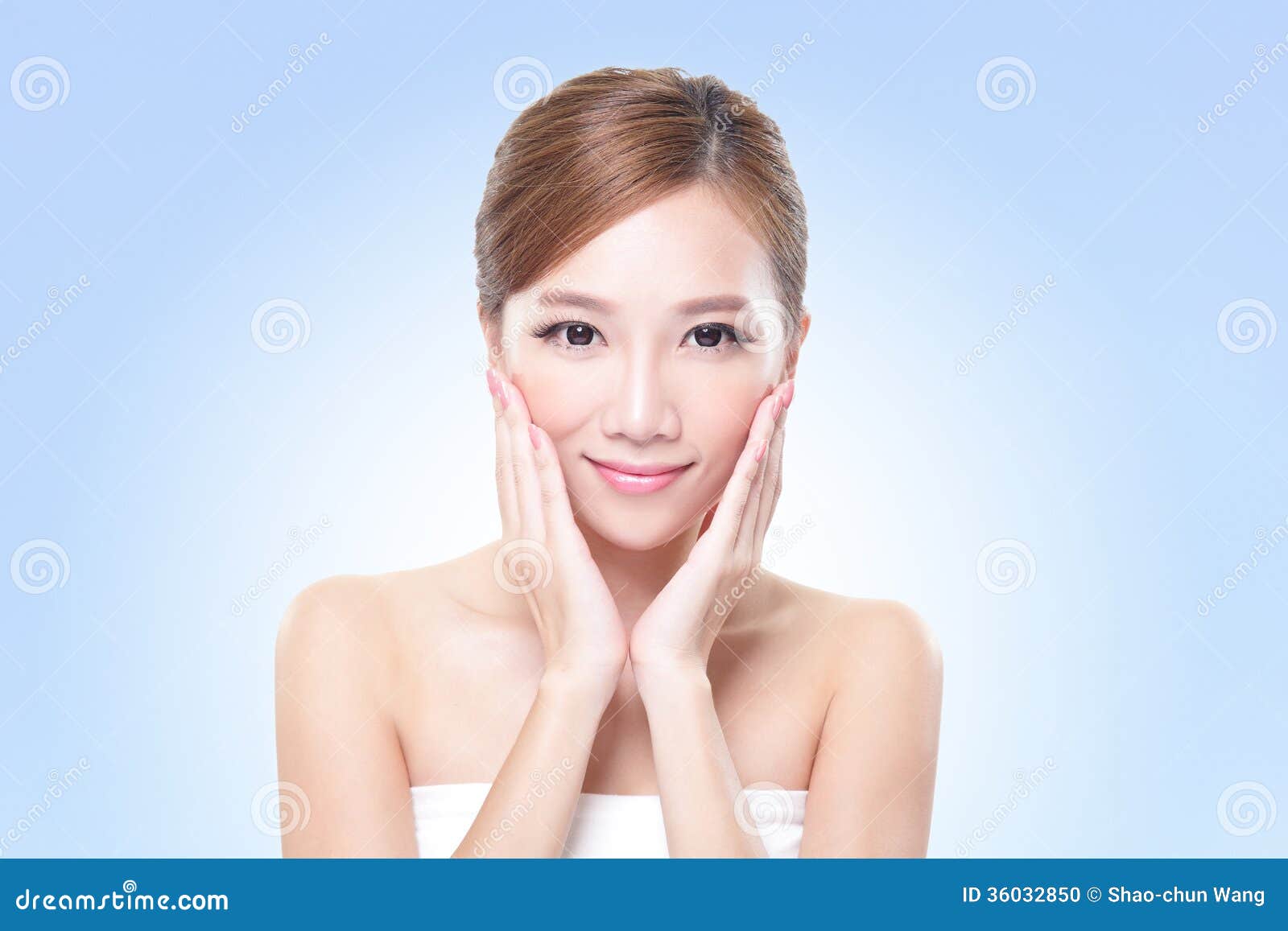 Young Skin Care Woman Face Stock Photo - Image: 36032850