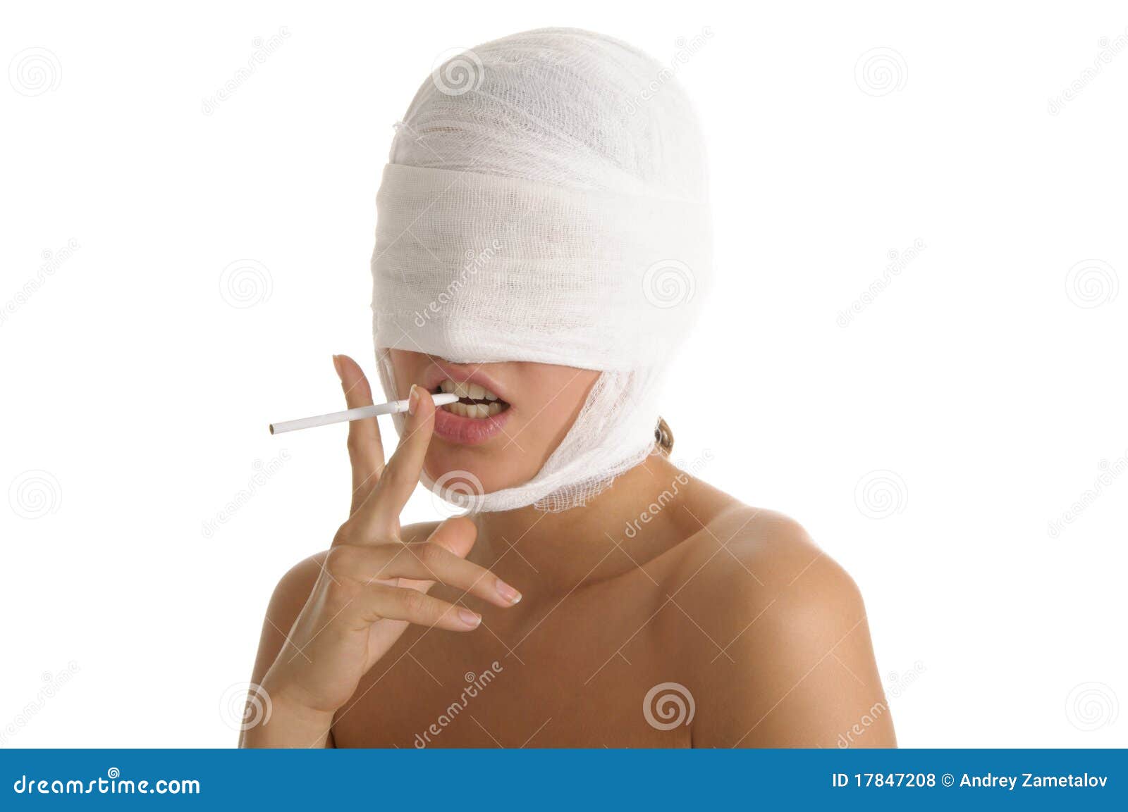 young-woman-bandaged-head-cigaret-17847208.jpg