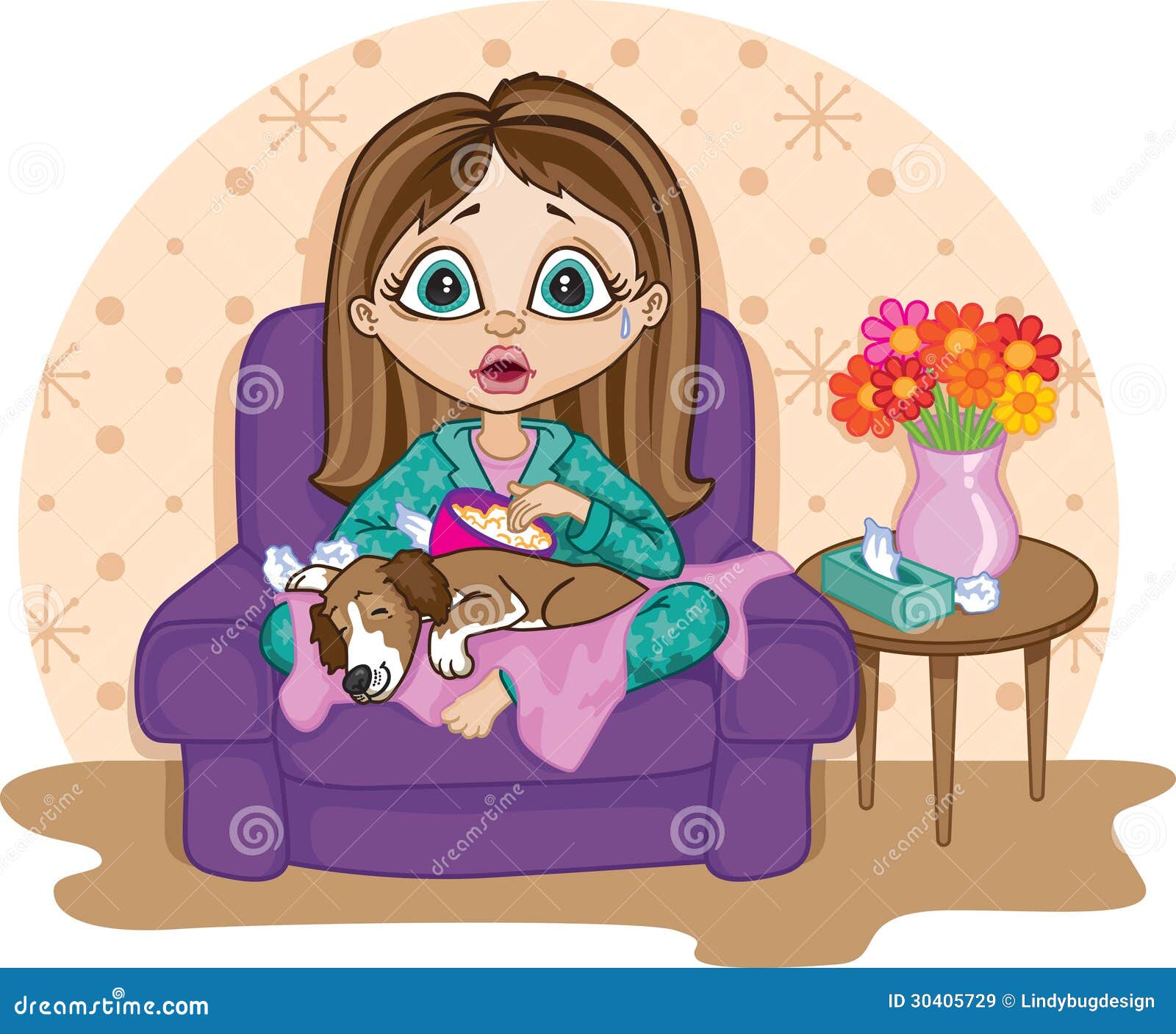 clipart girl watching tv - photo #30