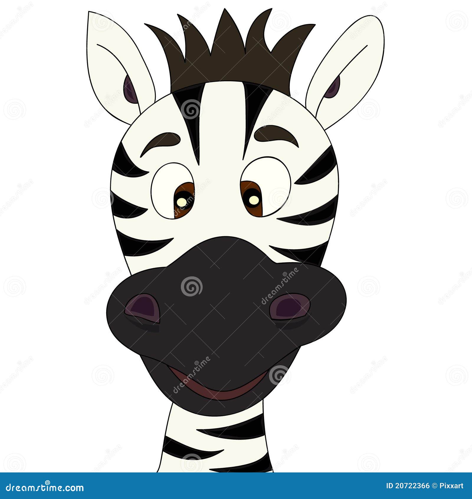 clipart zebra face - photo #18