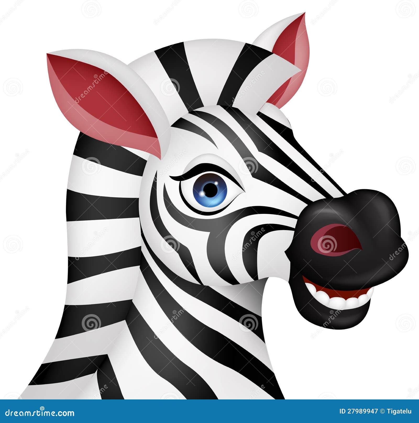 zebra head clipart - photo #46