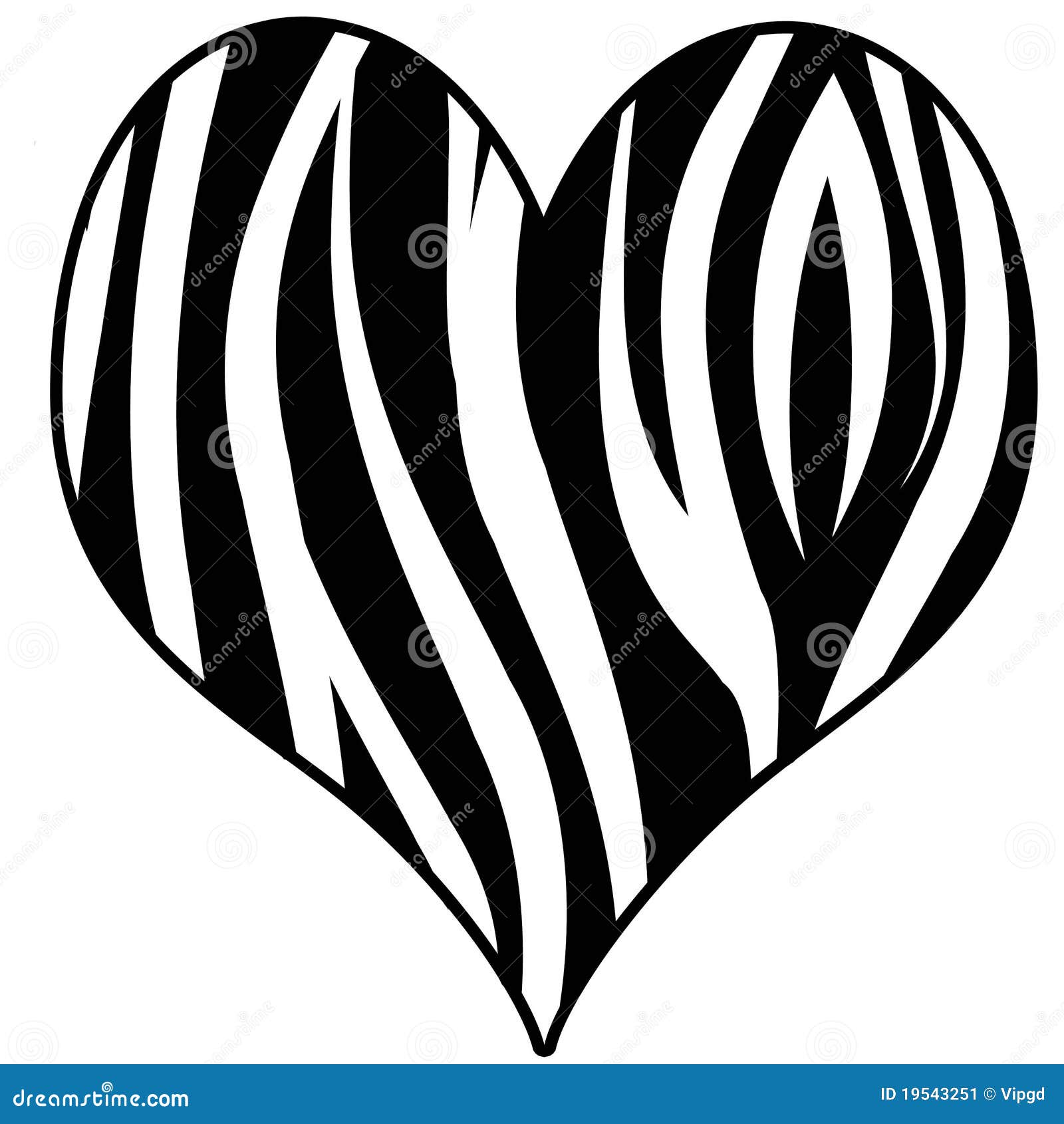 clip art zebra heart - photo #44