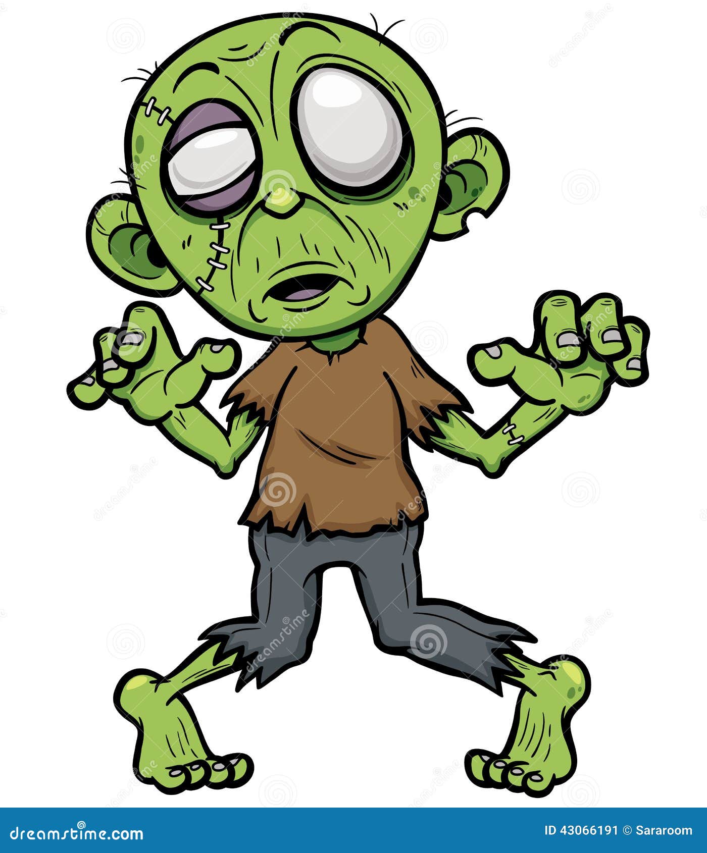 animated zombie clipart - photo #14