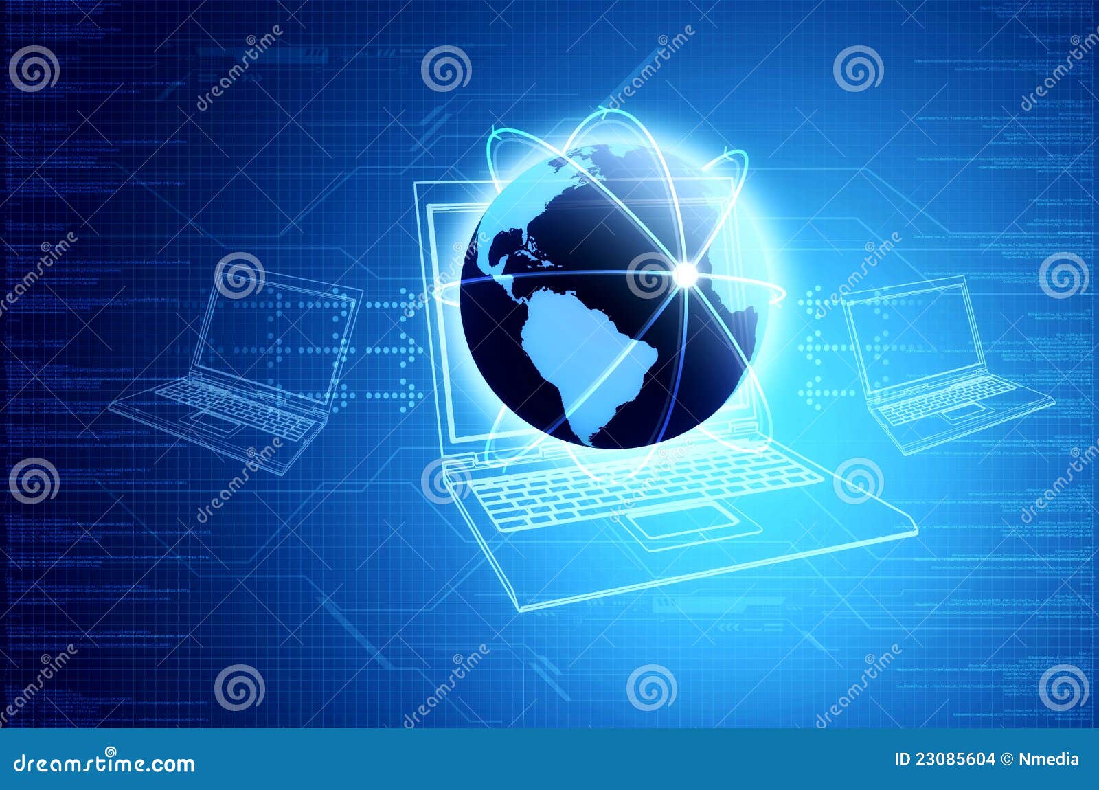 信息技术&网络连接概念