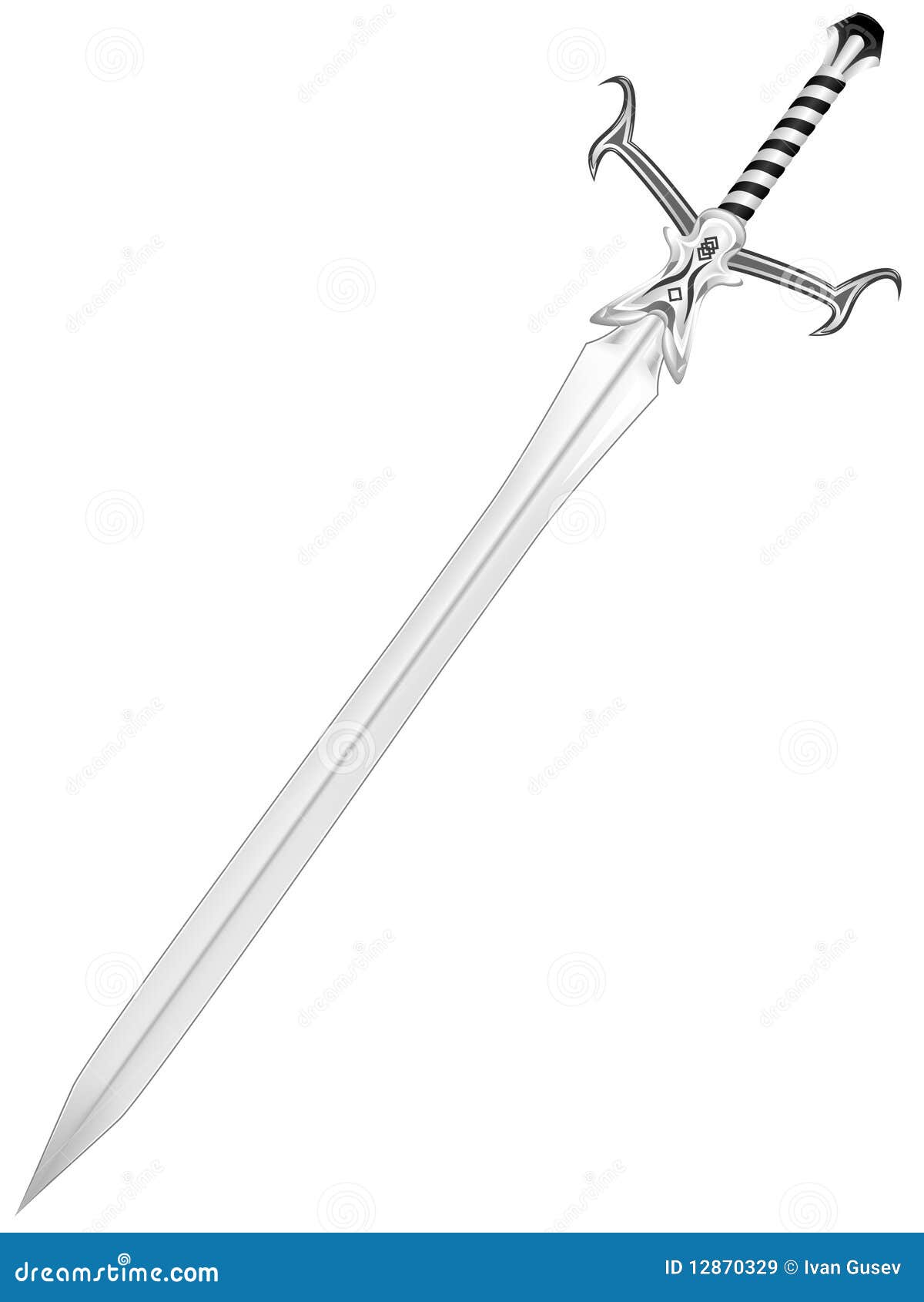 8把 战剑 大宝剑 骑士 战士 长剑 武器 中世纪 复古 奇幻-cg模型免费下载-CG99
