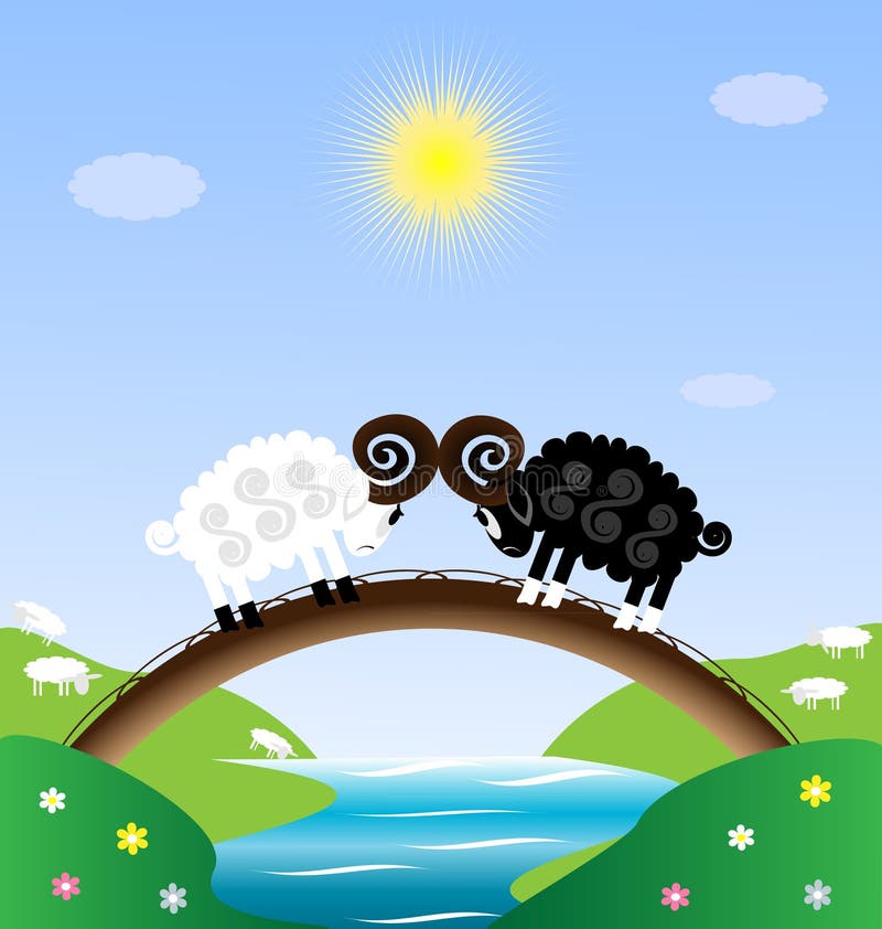 Картинка два барана бодаются