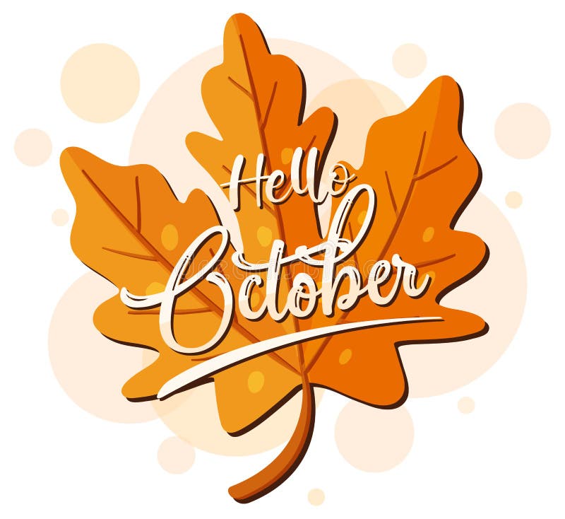 Hello October Xo