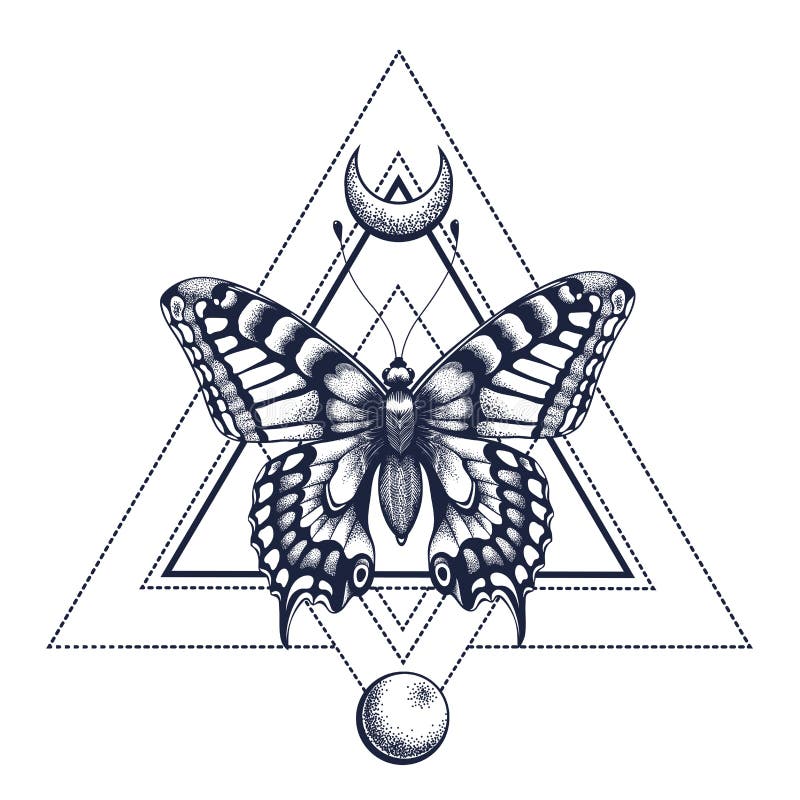 Pentagone Etoile Mystique Geometrique En Rouge Couleurs Noires Illustration De Vecteur Illustration Du Noires Rouge 118566894