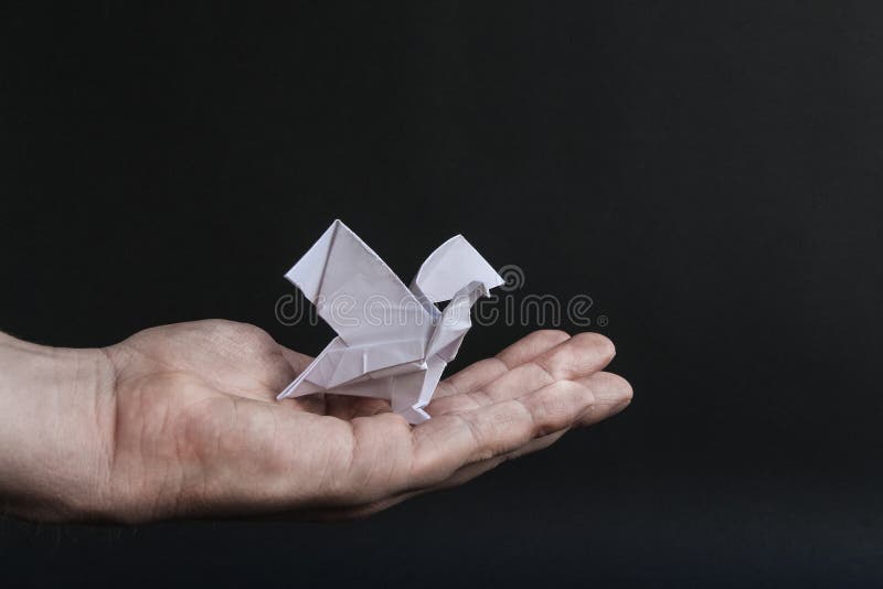 águila De Origami De Papel a Mano Imagen de archivo - Imagen de extracto,  hermoso: 179434287