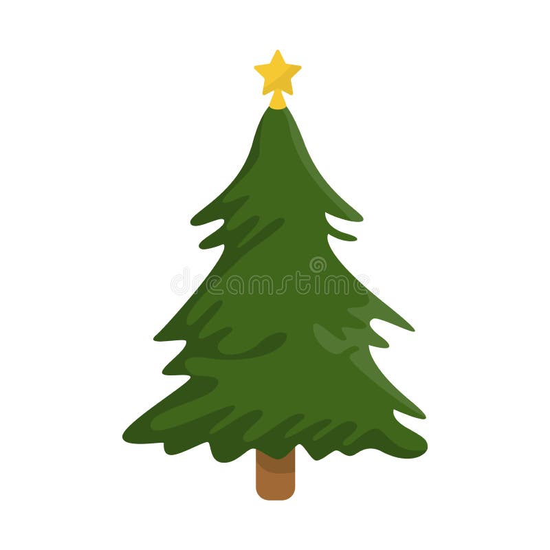 Árbol De Pinos, árbol De Navidad Ilustración del Vector - Ilustración de  nuevo, bola: 166604612