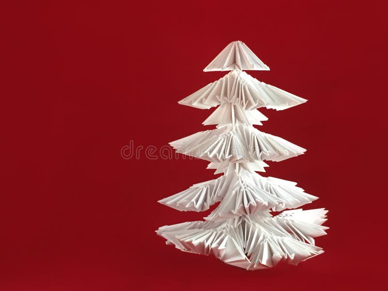 Árvore de Natal de Origami foto de stock. Imagem de papel - 78228954 Árvore de Natal de Origami foto de stock. Imagem de papel - 78228954