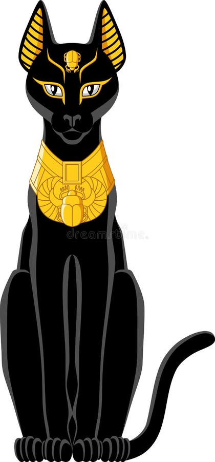 Agypten Katzengottin Bastet Vektor Vektor Abbildung Illustration Von Vektor Agypten