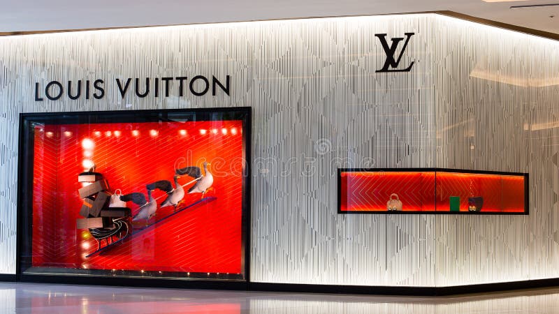 Modespeicher LV Louis Vuitton, Laden Mit Schaufenster, Taschen