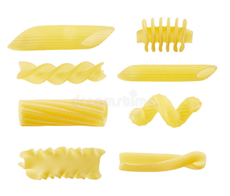 Atta Olika Typer Av Pasta Fotografering For Bildbyraer Bild Av Design