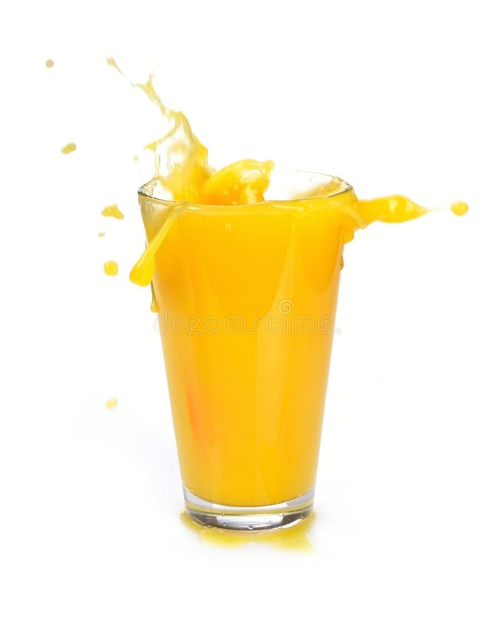 Jus D'orange Dans Une Petite Bouteille En Verre Image stock - Image du  doux, rafraîchissement: 33807851