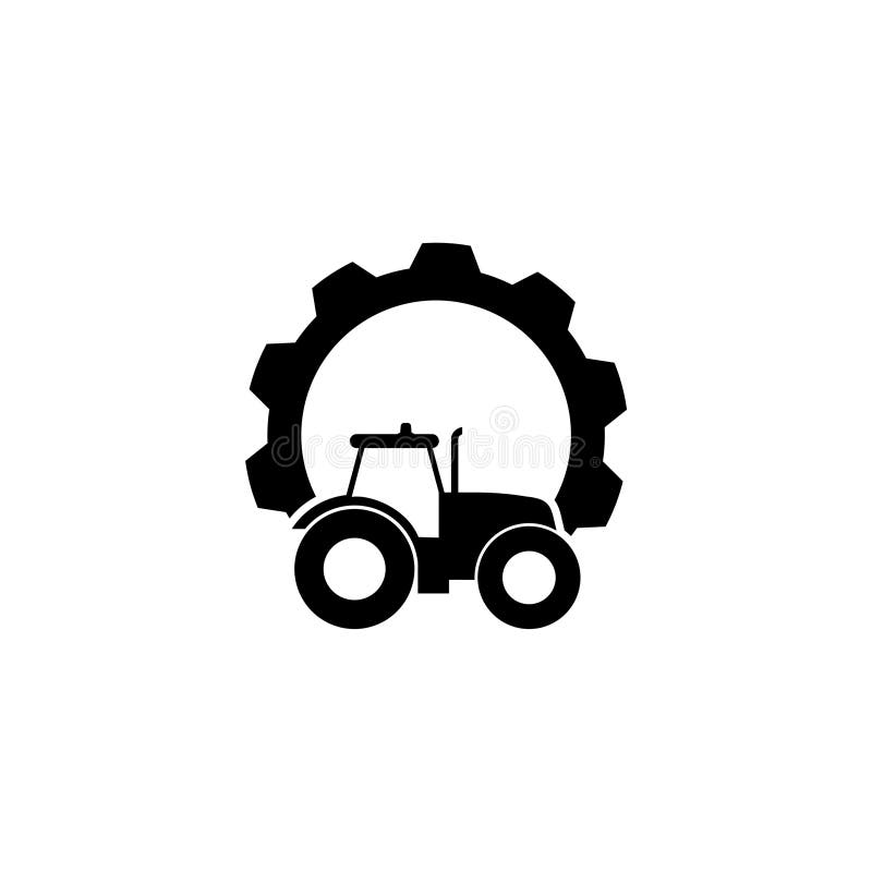 Desenho Do Logotipo Da Agricultura De Tratores Isolado Em Fundo Branco  Ilustração do Vetor - Ilustração de superior, produto: 255655652