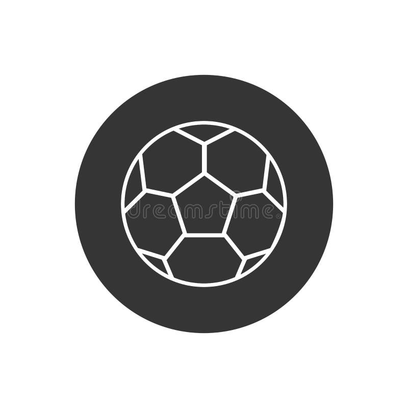 ícone de jogos de futebol de desenho de uma linha contínua. símbolo de  bola. sinal de esporte, emblema isolado no fundo branco. estilo simples  para aplicativo de site, logotipo. ilustração gráfica de