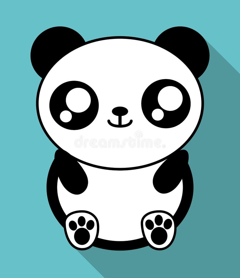 desenho vetorial de animais panda kawaii 4059045 Vetor no Vecteezy