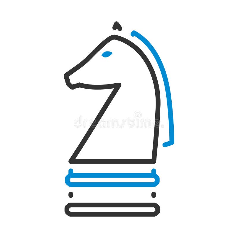 design de vetor de logotipo de xadrez e cavalo 15633099 Vetor no Vecteezy