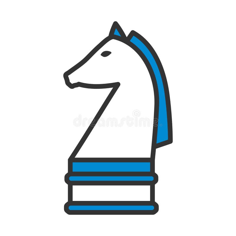 ícone de xadrez de cavalo, estilo simples 14703817 Vetor no Vecteezy