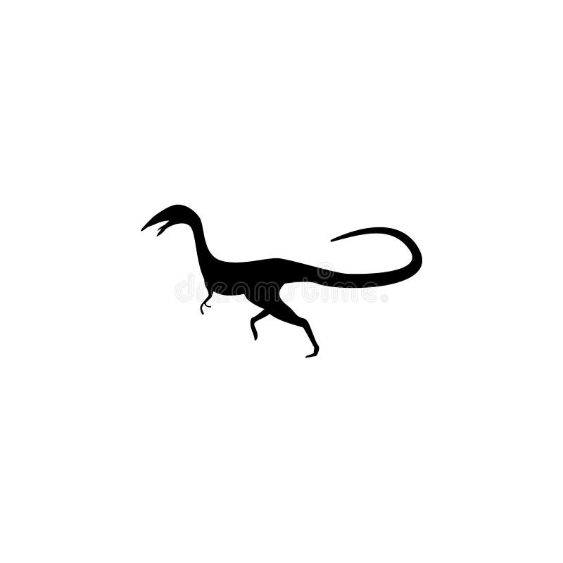 Desenhos para colorir compsognathus vetor animais