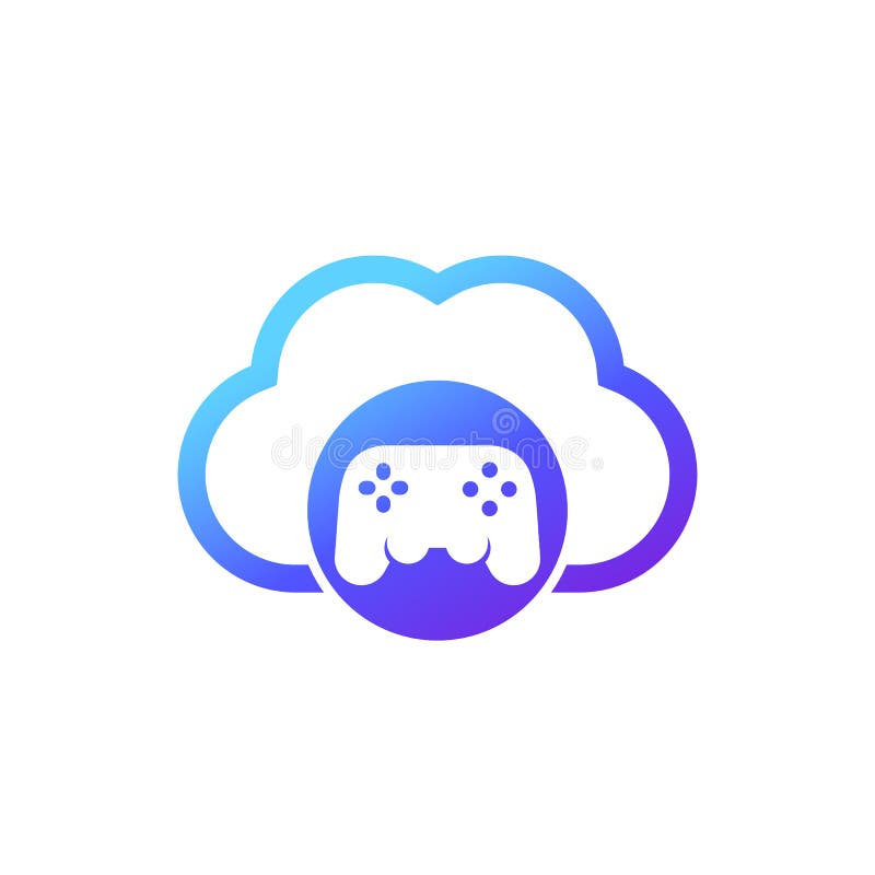 Jogos na nuvem. jogo online para remover. ilustração