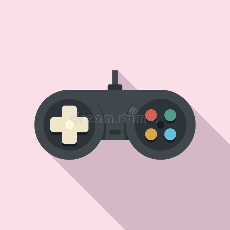 Vetores de Ícone Joystick Plano Jogando Online Ícone Do Desenho Animado  Gamepad Controlador De Jogo e mais imagens de Videogame - iStock