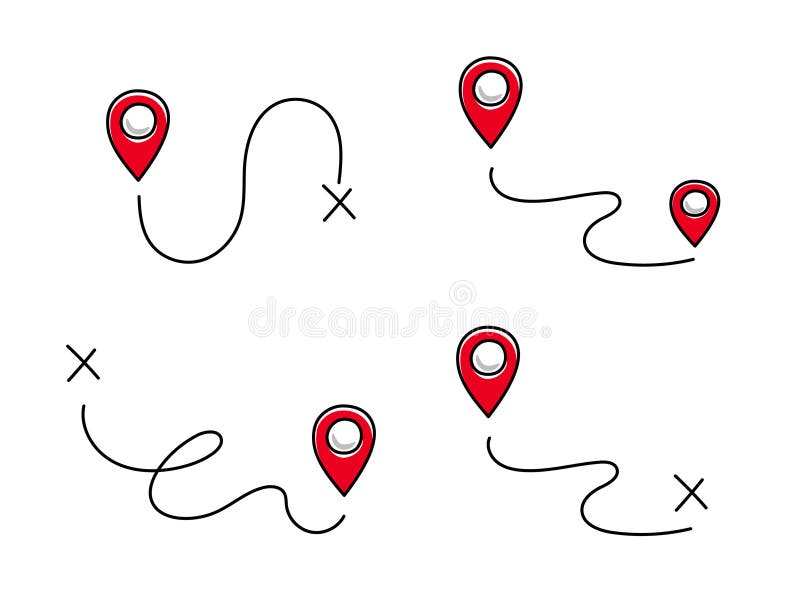 ícone De Um Alfinete De Mapa Com Localização Geográfica E Símbolo