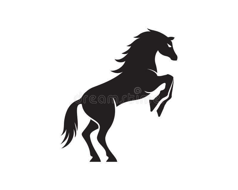 Cavalo Logo Template ilustração do vetor. Ilustração de isolado - 150762569