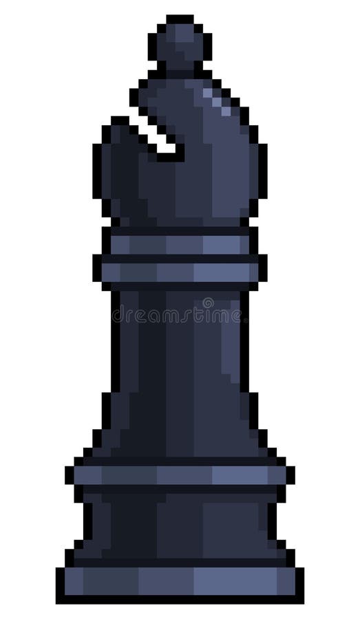 Vector Único Desenho Figura De Xadrez - Bispo Vector De Stock