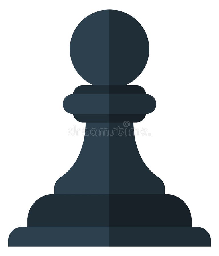 Peças de xadrez pretas bispo, cavalo, torre, peão. conjunto de peças de  xadrez. projeto de conceito de xadrez. ilustração realista isolada no fundo  branco