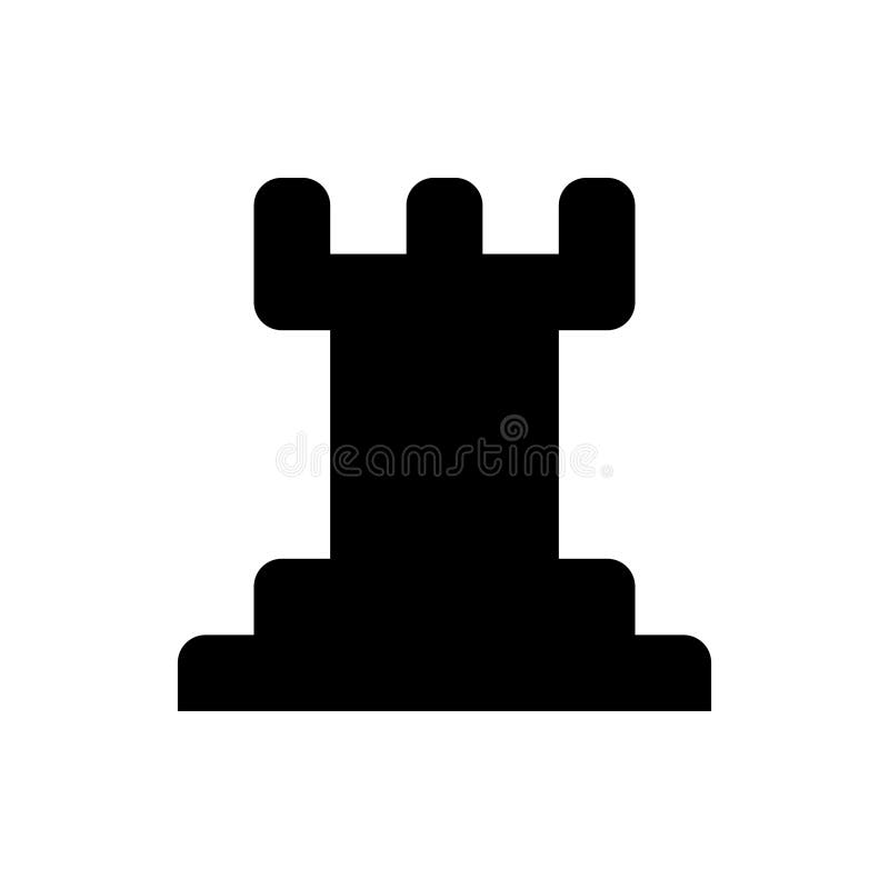 White Rook Png Clip Art - Torre Jogo De Xadrez - Free Transparent