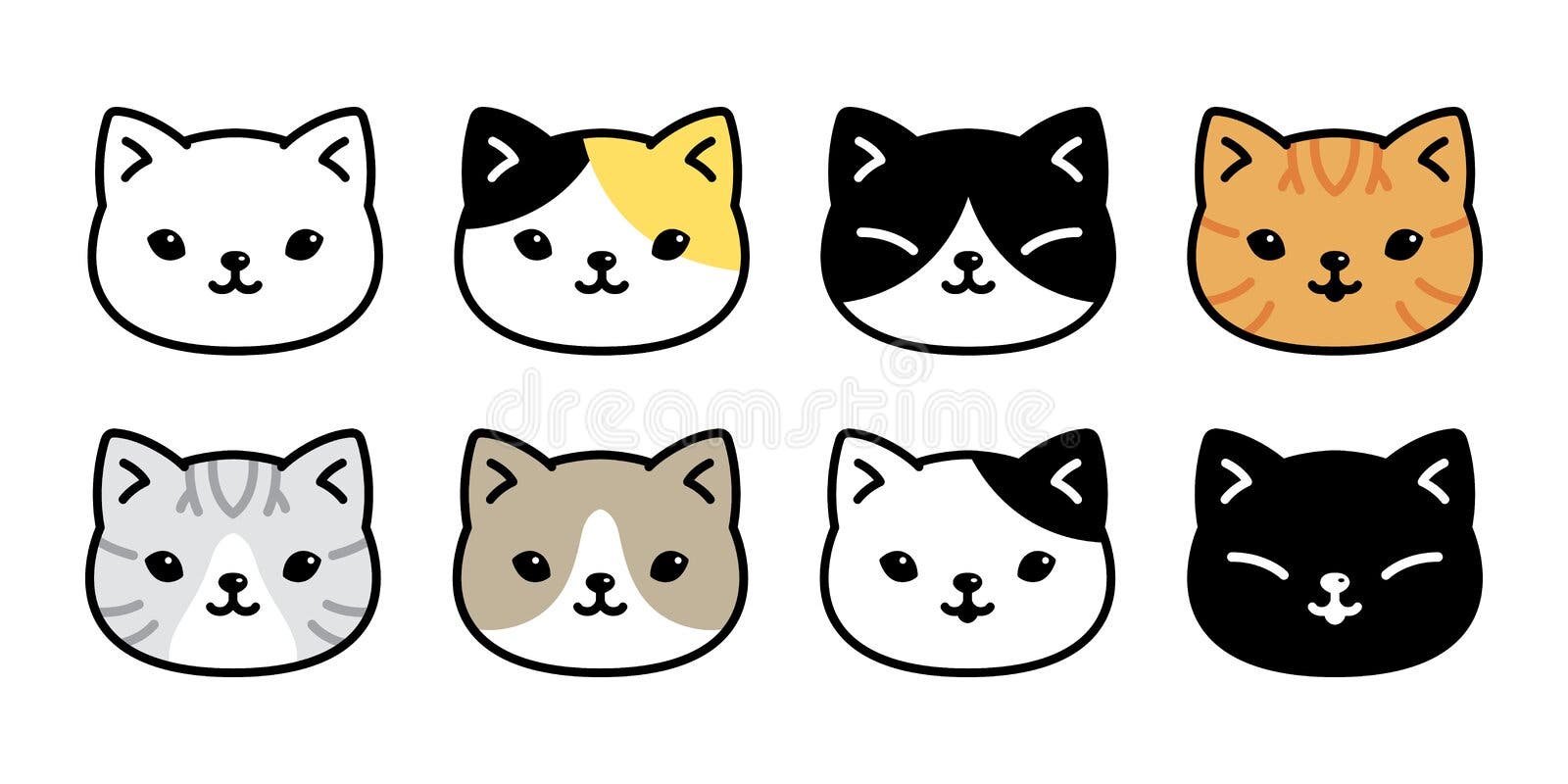 Gato desenho animado, gato, animais, desenho animado, papel de parede png