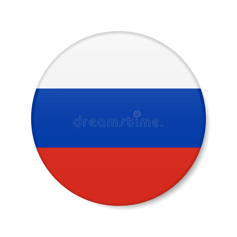 bandeira da rússia. bandeira nacional realista da federação russa