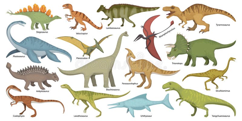 Dinossauros Felizes Dos Desenhos Animados Com Vulcão Ilustração do Vetor -  Ilustração de floresta, montanha: 123347031