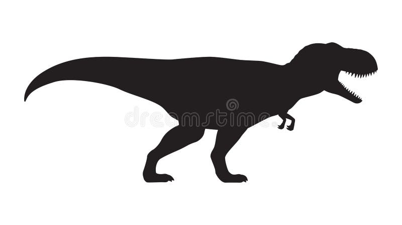 Tyrannosaurus Rex Ou Trex Dinossauro Vetor De Esboço Ilustração do