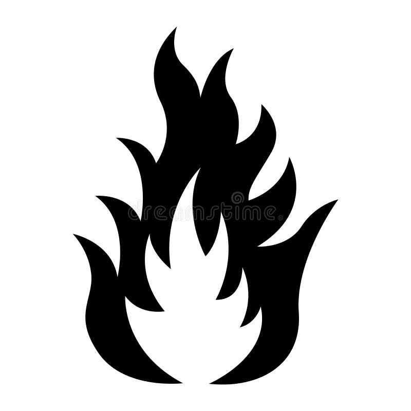 vetor de ícone de líquido de fogo. ilustração de símbolo de contorno  isolado 9967409 Vetor no Vecteezy