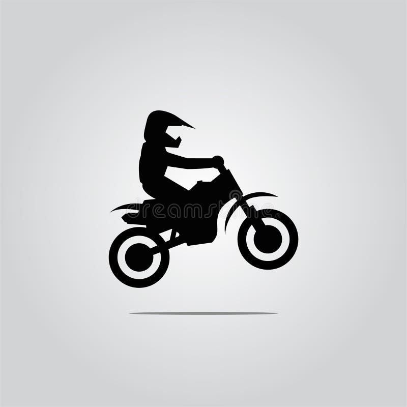 Ilustração em vetor motocross infantil