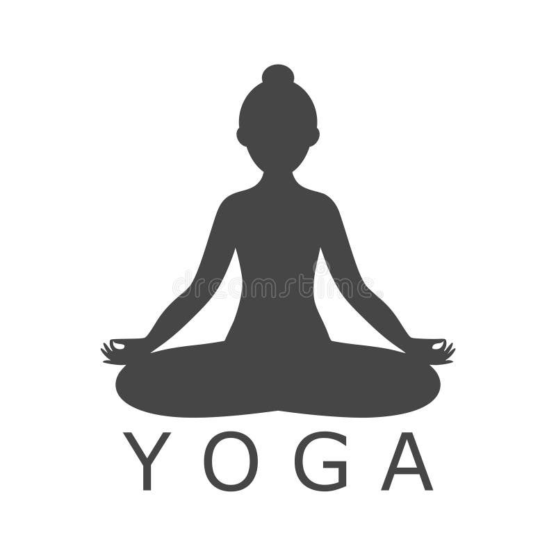 Ícone Do Símbolo Da Silhueta Do Logotipo Da Pose Do Zen Da Meditação Da  Ioga Ilustração do Vetor - Ilustração de lifestyle, isolado: 120150539