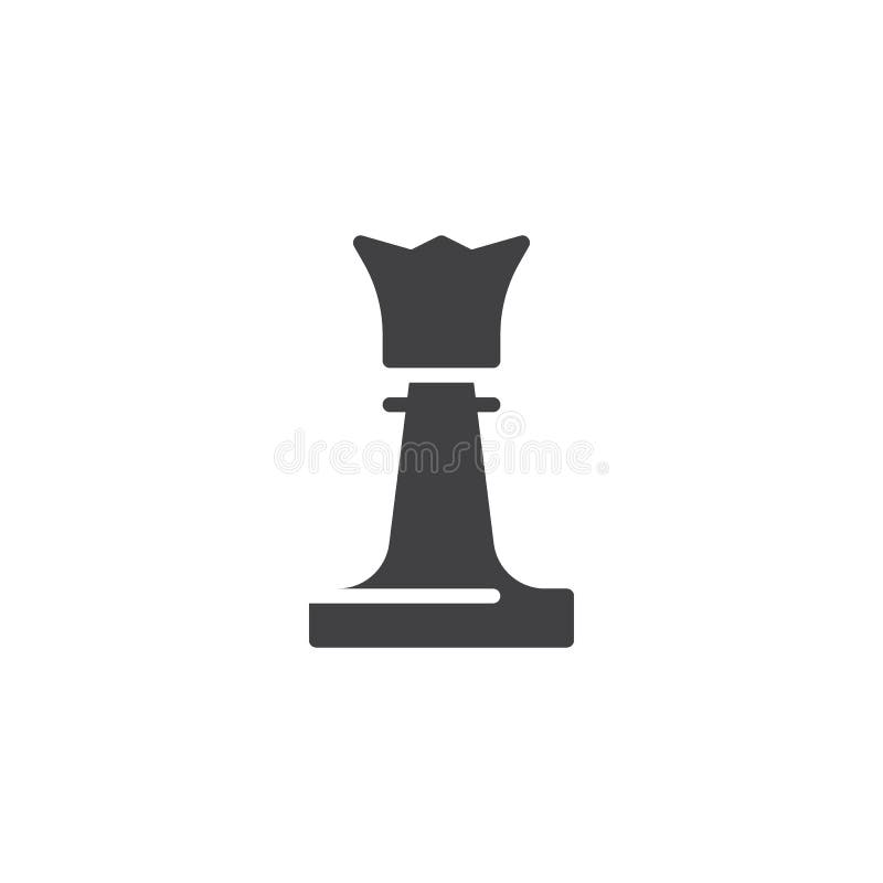 Rainha xadrez ícone vetor coroa imagem vetorial de avicons© 469239006