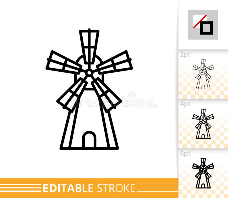 Ilustração Vetorial De Moinho E Vento. Conjunto De Moinho E Ícone De Vetor De Construção Para Estoque. Royalty Free SVG, Cliparts, Vetores, e Ilustrações Stock. Image 182260556