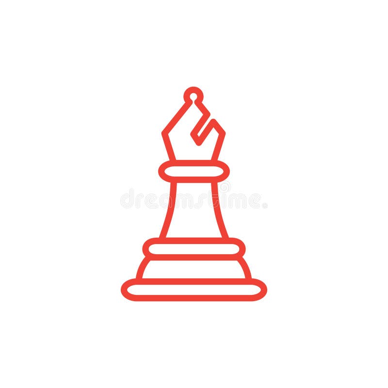 Vetores de Ícone Do Bispo De Xadrez Em Fundo Vermelho Ilustração Do Vetor  Estilo Plano Vermelho e mais imagens de Bispo - Peça de xadrez - iStock