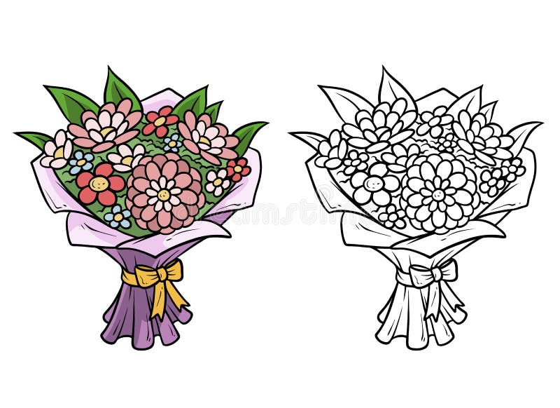Desenhos para colorir de flor de boca aberta 