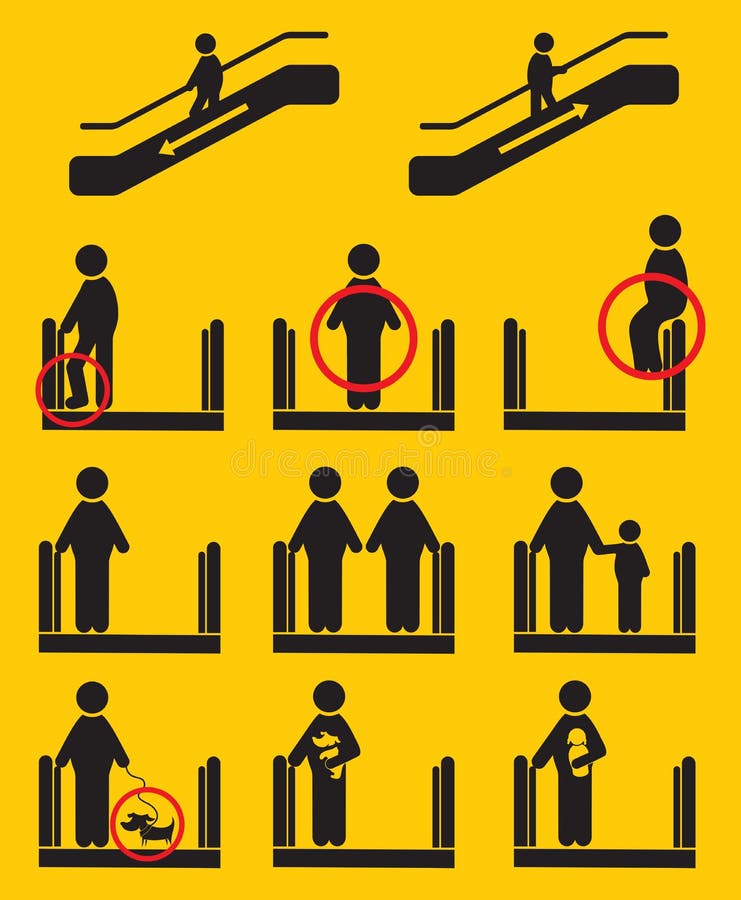 Правила безопасности на эскалаторе. Знак эскалатор. Знаки безопасности на эскалаторе. Предупреждающие знаки на эскалаторе. Знак поведения на эскалаторе.