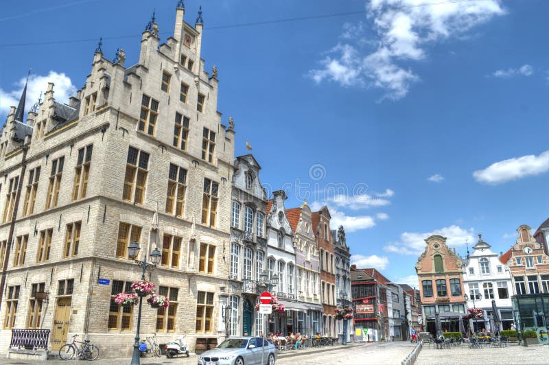 Mechelen - The Carved And Polychrome Statue Of Heart Of Jesus Christ In ...